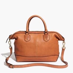 Brand new Madewell Berliner Satchel B2139
Oversized Crossbody English Saddle Bag